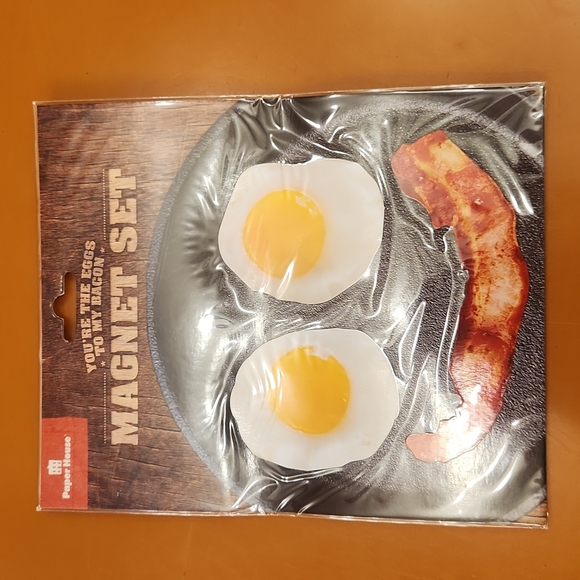 Bundle of Scrapbook Paper (total 75 sheets) & Eggs & BaconMagnet Set - Picture 2 of 7